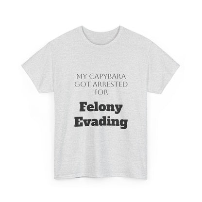 Capybara Mugshot Cotton T-Shirt