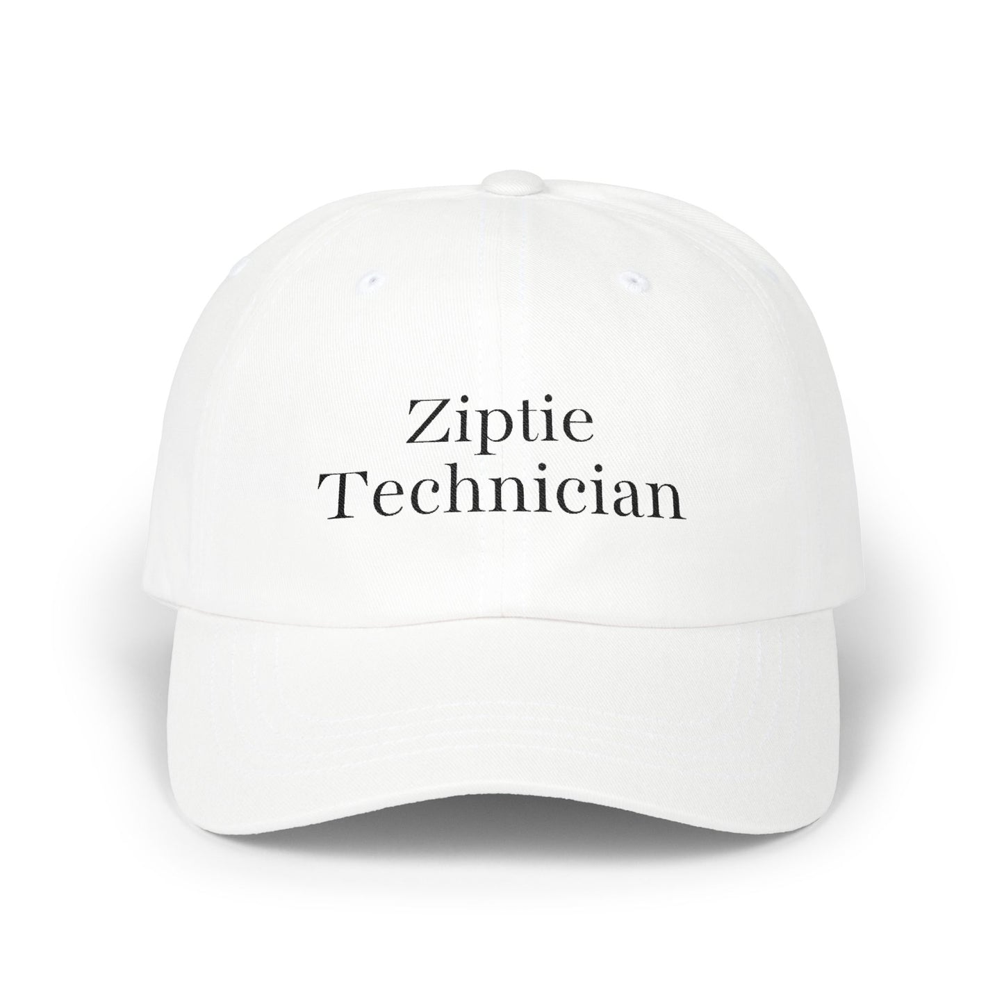 ZipTie Technician Dad Cap — Embroidered Hat