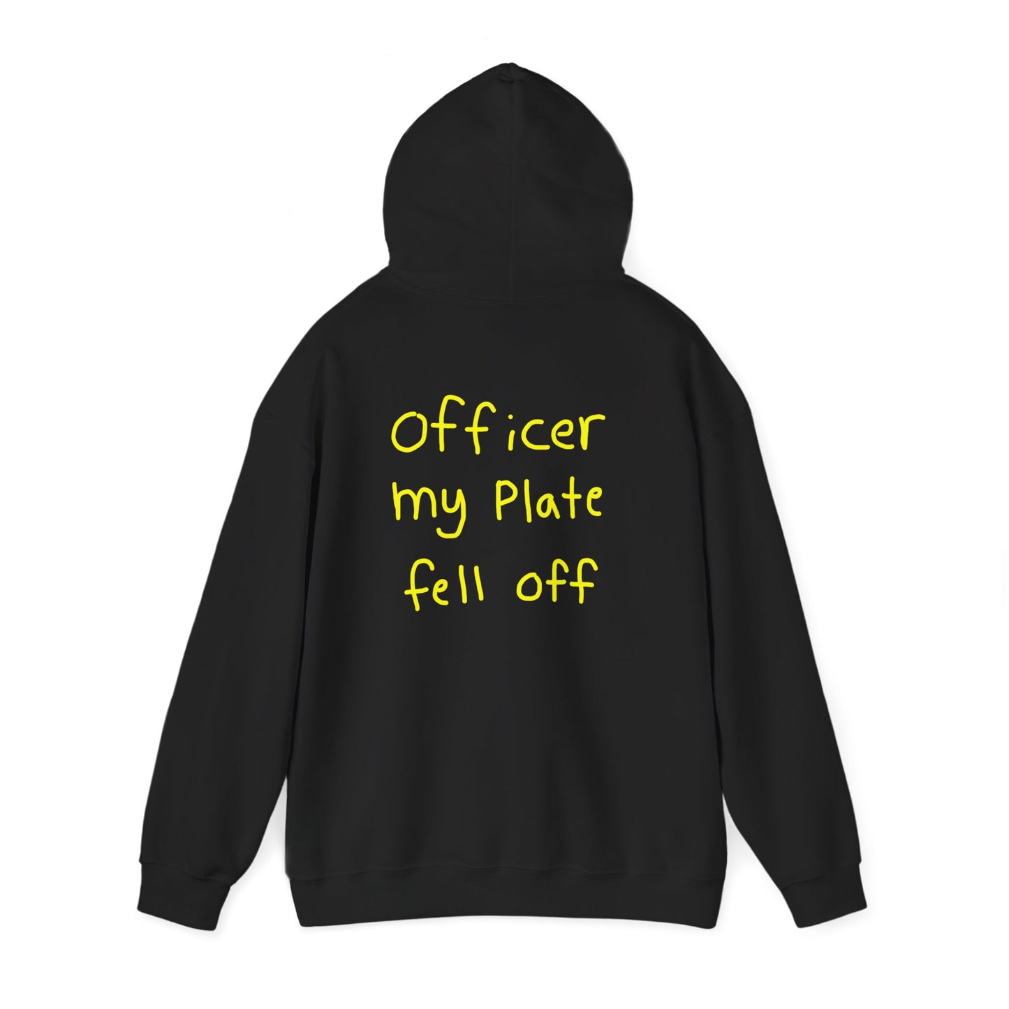 Officer My Plate Fell Off Hoodie