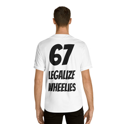 Baseball Jersey - "67 Legalize Wheelies"
