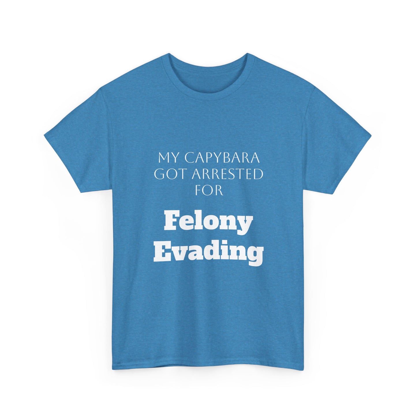 Capybara Mugshot Cotton T-Shirt