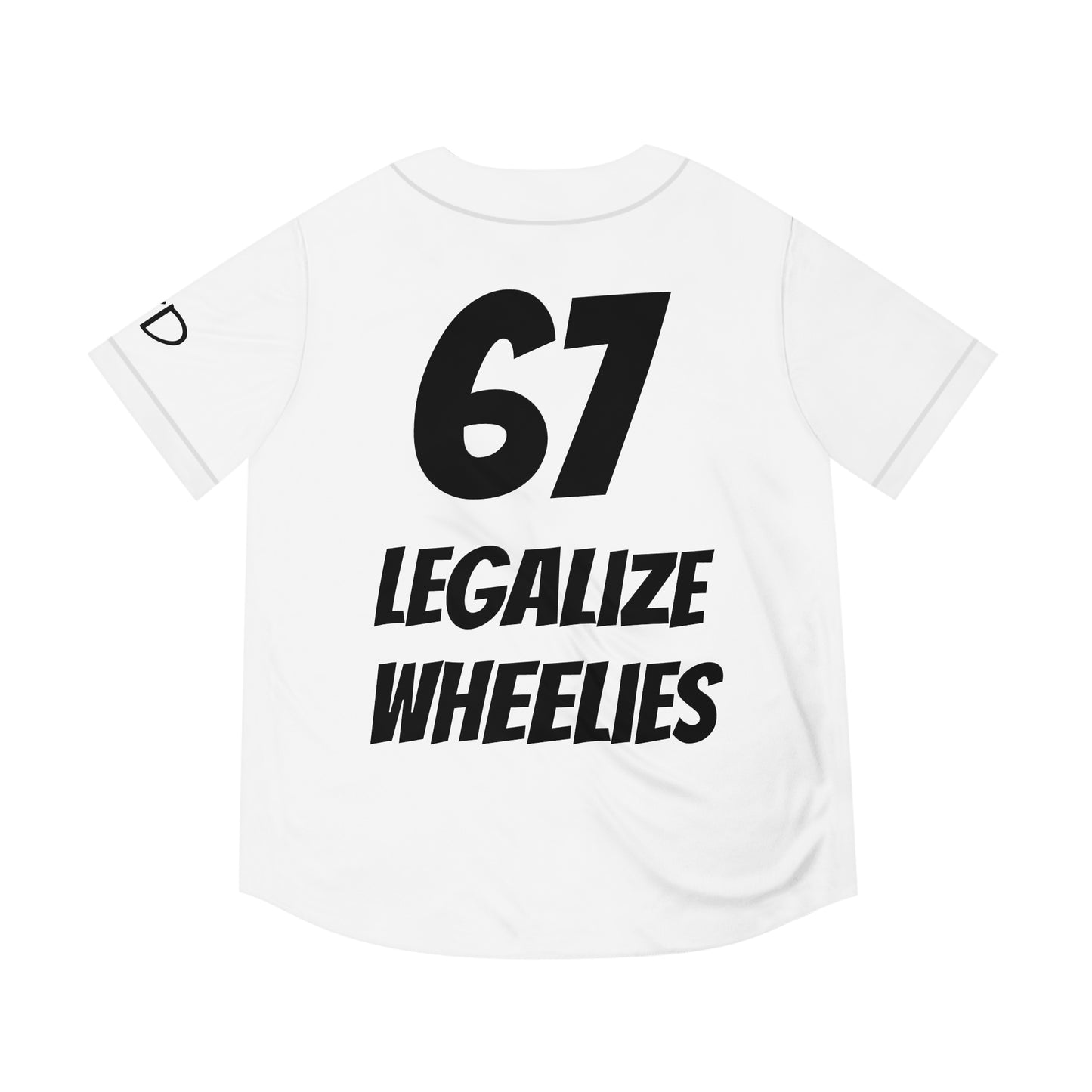Baseball Jersey - "67 Legalize Wheelies"