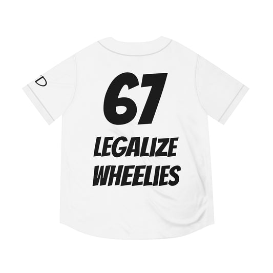 Baseball Jersey - "67 Legalize Wheelies"